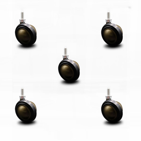 Service Caster 2.25 Inch Antique Soft Tread Ball Caster - 5/16 Inch Threaded Stem, 5PK SCC-TS01S214-DCR-WA-5161812-5 - main